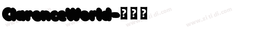 ClarenceWorld字体转换