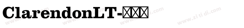 ClarendonLT字体转换