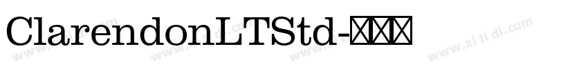ClarendonLTStd字体转换