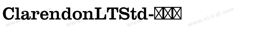 ClarendonLTStd字体转换