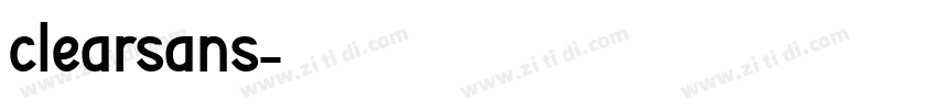 clearsans字体转换