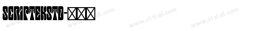 ScriptekStd字体转换