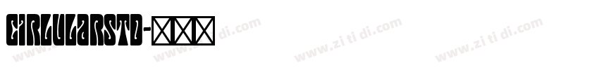 cirlularStd字体转换