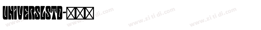 universLStd字体转换