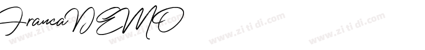FrancaDEMO字体转换