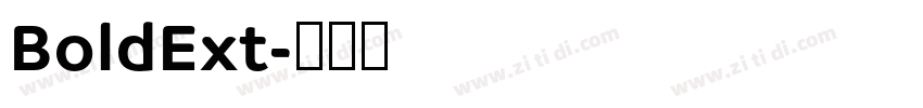 BoldExt字体转换