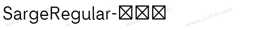 SargeRegular字体转换 SargeRegular字体转换