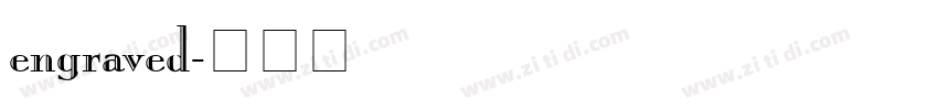 engraved字体转换 engraved字体转换