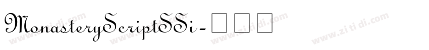 MonasteryScriptSSi字体转换