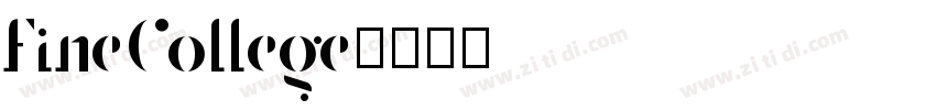 FineCollege字体转换