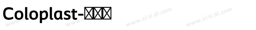 Coloplast字体转换