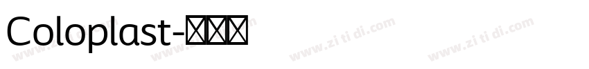 Coloplast字体转换