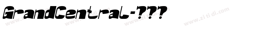 GrandCentral字体转换