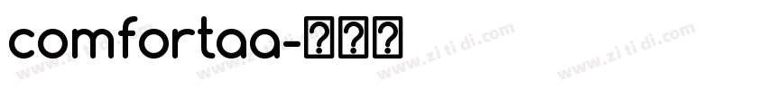 comfortaa字体转换