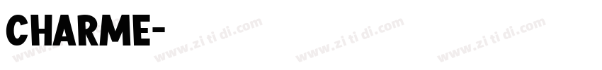 Charme字体转换