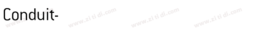 Conduit字体转换