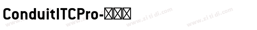 ConduitITCPro字体转换 ConduitITCPro字体转换