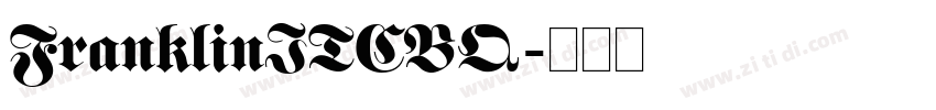 FranklinITCBQ字体转换