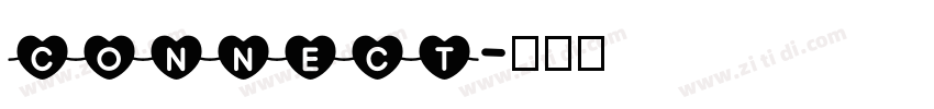 connect字体转换