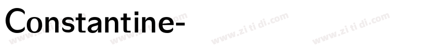 Constantine字体转换