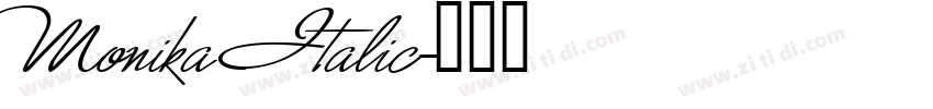 MonikaItalic字体转换