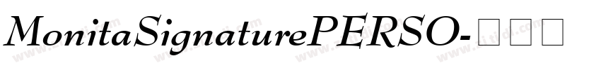 MonitaSignaturePERSO字体转换