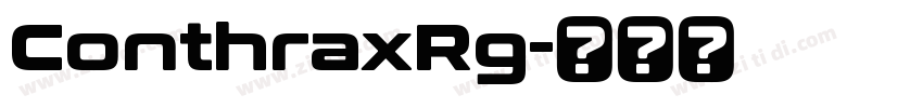 ConthraxRg字体转换