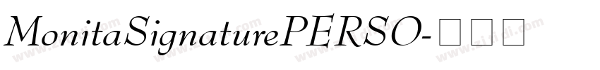 MonitaSignaturePERSO字体转换