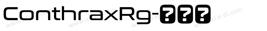 ConthraxRg字体转换