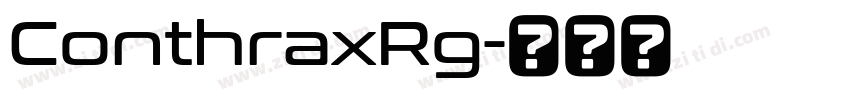 ConthraxRg字体转换