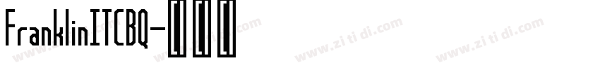 FranklinITCBQ字体转换