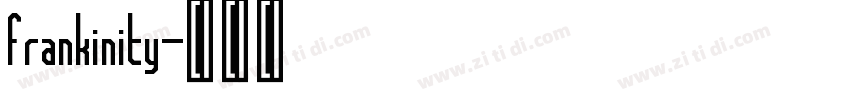 frankinity字体转换