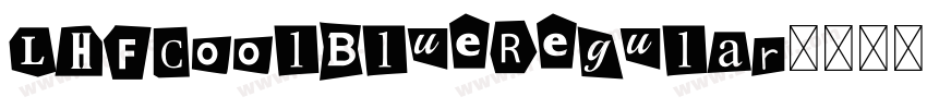 LHFCoolBlueRegular字体转换