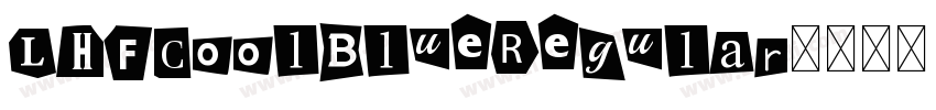 LHFCoolBlueRegular字体转换