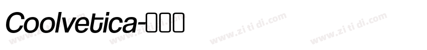 Coolvetica字体转换