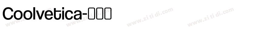 Coolvetica字体转换