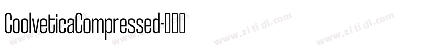 CoolveticaCompressed字体转换