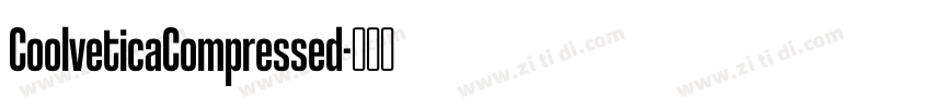 CoolveticaCompressed字体转换