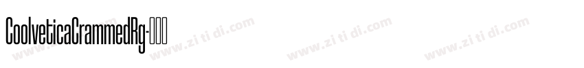 CoolveticaCrammedRg字体转换 CoolveticaCrammedRg字体转换
