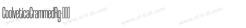 CoolveticaCrammedRg字体转换 CoolveticaCrammedRg字体转换