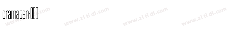 cramaten字体转换
