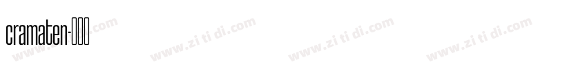 cramaten字体转换