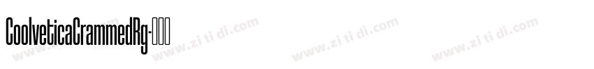 CoolveticaCrammedRg字体转换 CoolveticaCrammedRg字体转换