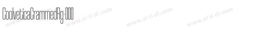 CoolveticaCrammedRg字体转换 CoolveticaCrammedRg字体转换