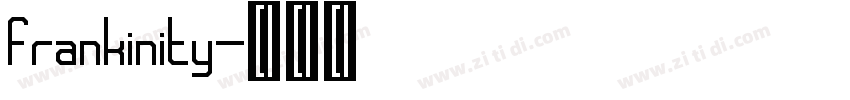 frankinity字体转换
