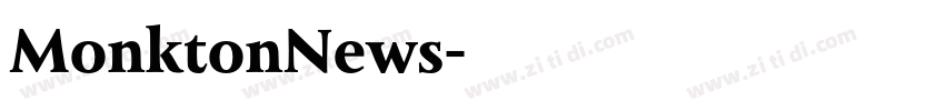 MonktonNews字体转换