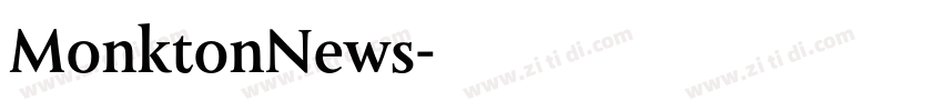 MonktonNews字体转换
