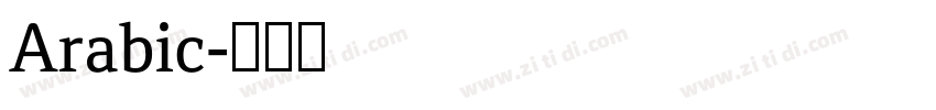 Arabic字体转换