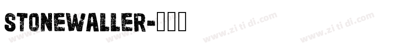 Stonewaller字体转换
