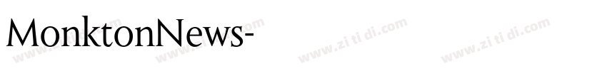 MonktonNews字体转换